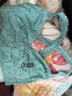 aerie Lace Bralette in Aqua 0009